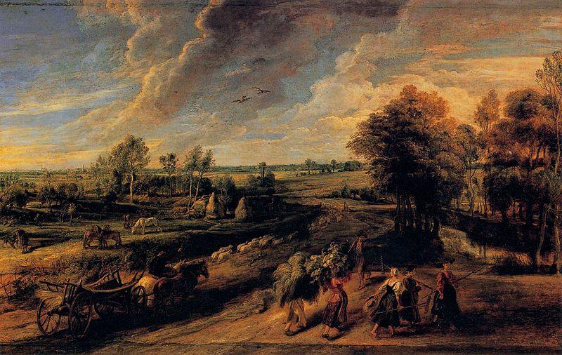Peter Paul Rubens Return from the Fields Germany oil painting art